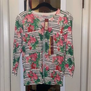 Merona White with Floral/516315